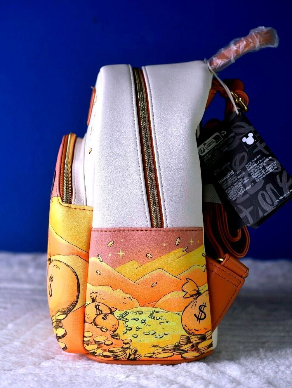 Loungefly Disney DuckTales Money Vault Mini Backpack - NWT - Picture 3 of 9